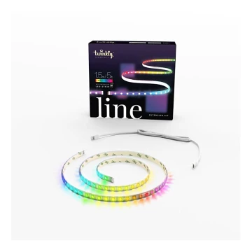 Bandă LED RGB de extensie LINE 100xLED 1,5m Wi-Fi Twinkly TWL100ADP-W