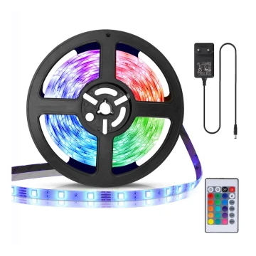 Bandă LED RGB dimabilă 3m LED/24W/12/230V IP65 Aigostar + telecomandă