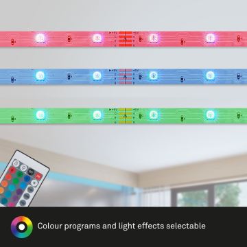 Bandă LED RGBW dimabilă 6,5m LED/18W/230V Wi-Fi Tuya Brilo + telecomandă