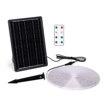 Bandă LED solară dimabilă Aigostar LED/10W/3,2V 10 m 2700K IP65 + telecomandă