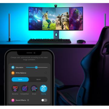 Bandă luminoasă pentru monitor Dreamview G1 Smart LED RGBIC 27-34" Wi-Fi