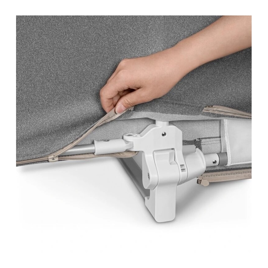 Barieră de siguranță pentru pat Lionelo LORA XL gri închis