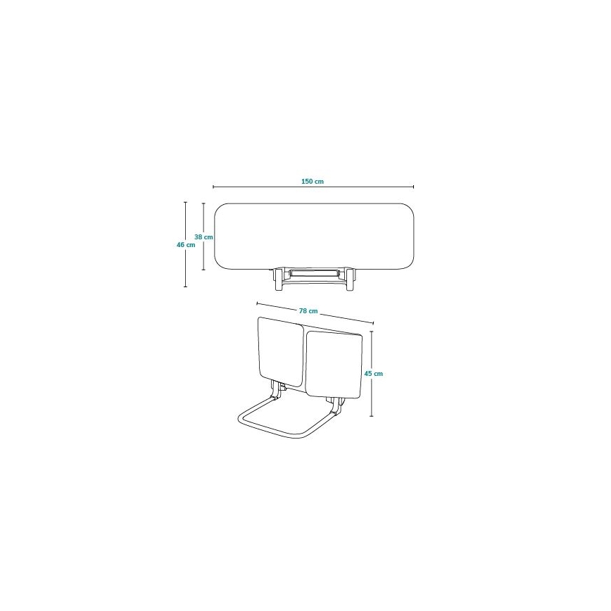 Barieră de siguranță pentru pat Lionelo LORA XL gri închis