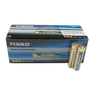 Baterie alcalină TINKO AAA 1,5V  60 buc.