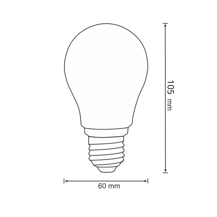 Bec cu LED FILAMENT E27/7W/230V