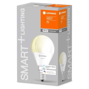 Bec de iluminare cu LED SMART + E14/5W/230V 2.700K - Ledvance