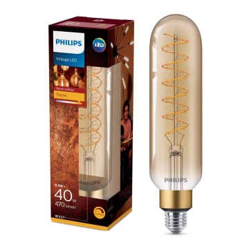 Bec dimmabil LED VINTAGE Philips T65 E27/6,5W/230V 2000K