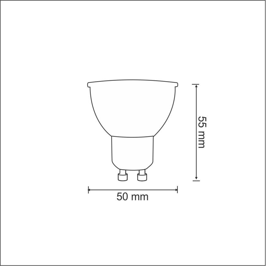 Bec LED 1xGU10/3,5W/230V 3000K