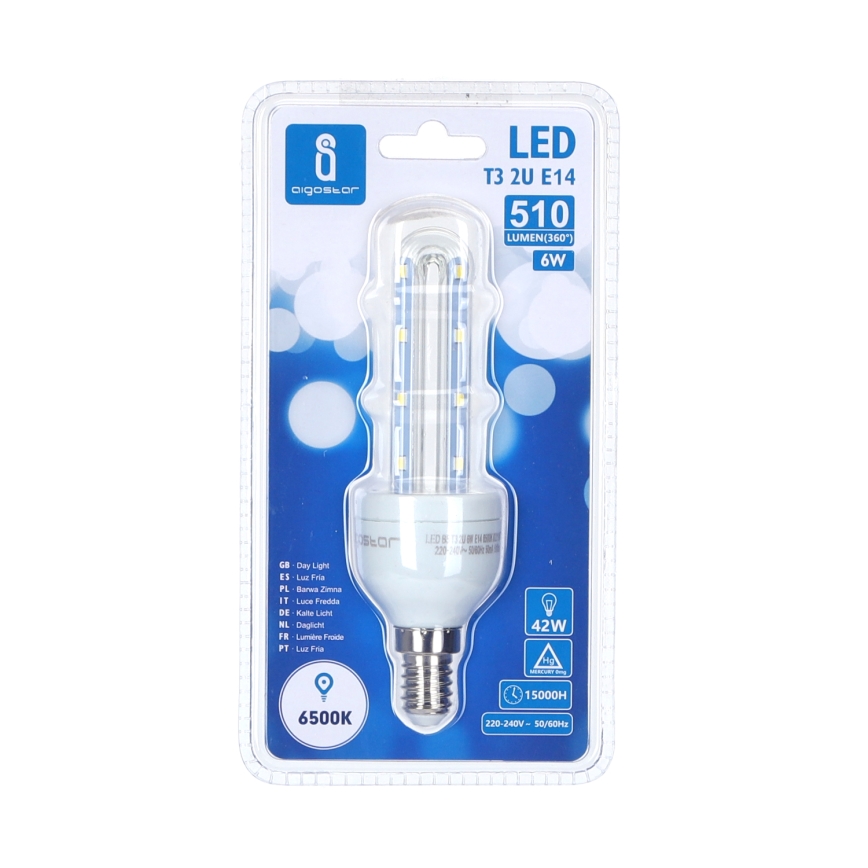 Bec LED Aigostar E14/6W/230V 6500K