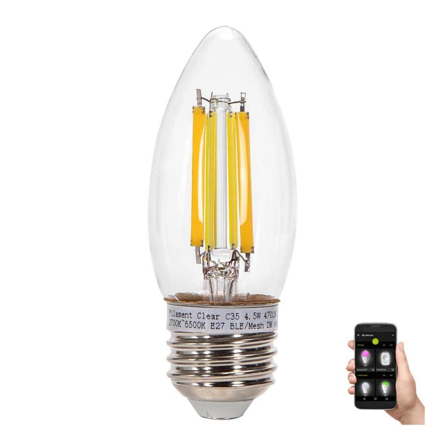 Bec LED Aigostar FILAMENT C35 E27/4,5W/230V 2700-6500K