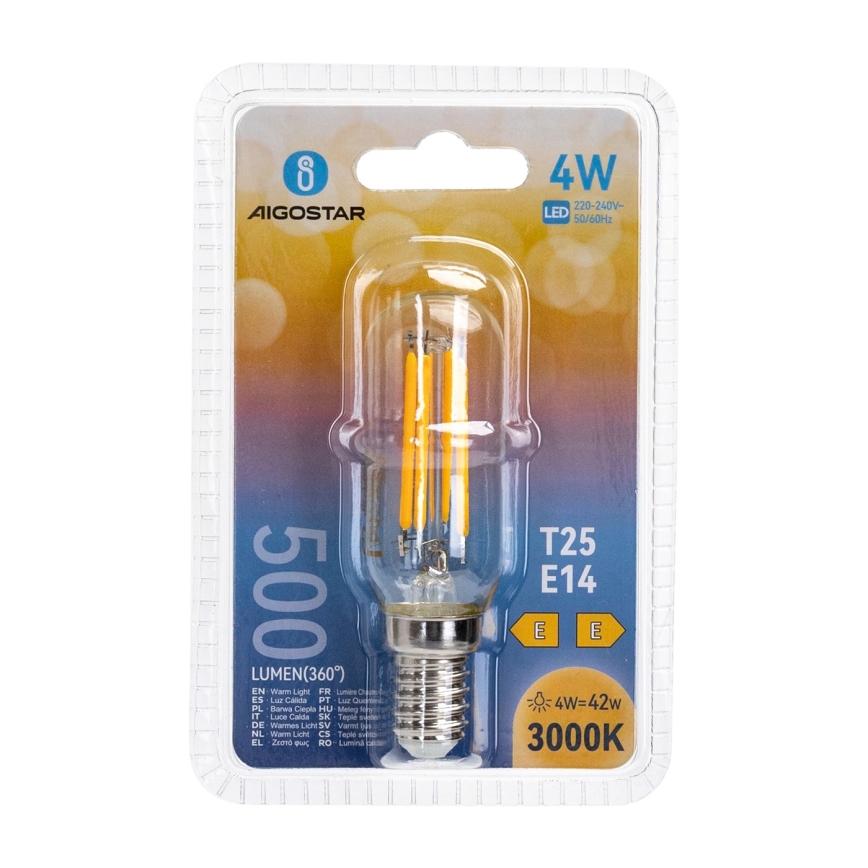 Bec LED Aigostar T25 E14/4W/230V 3000K