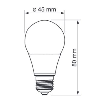 Bec LED E14/5W/230V 3000K Sinclair