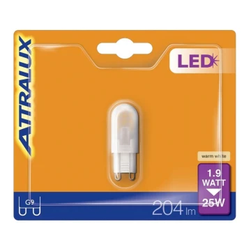 Bec LED Bulb G9/1,9W/230V 2700K Attralux