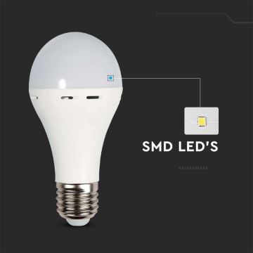 Bec LED cu mod de urgență A70 E27/9W/230V 4000K
