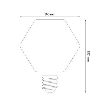 Bec LED DECO VINTAGE E27/4W/230V 1800K