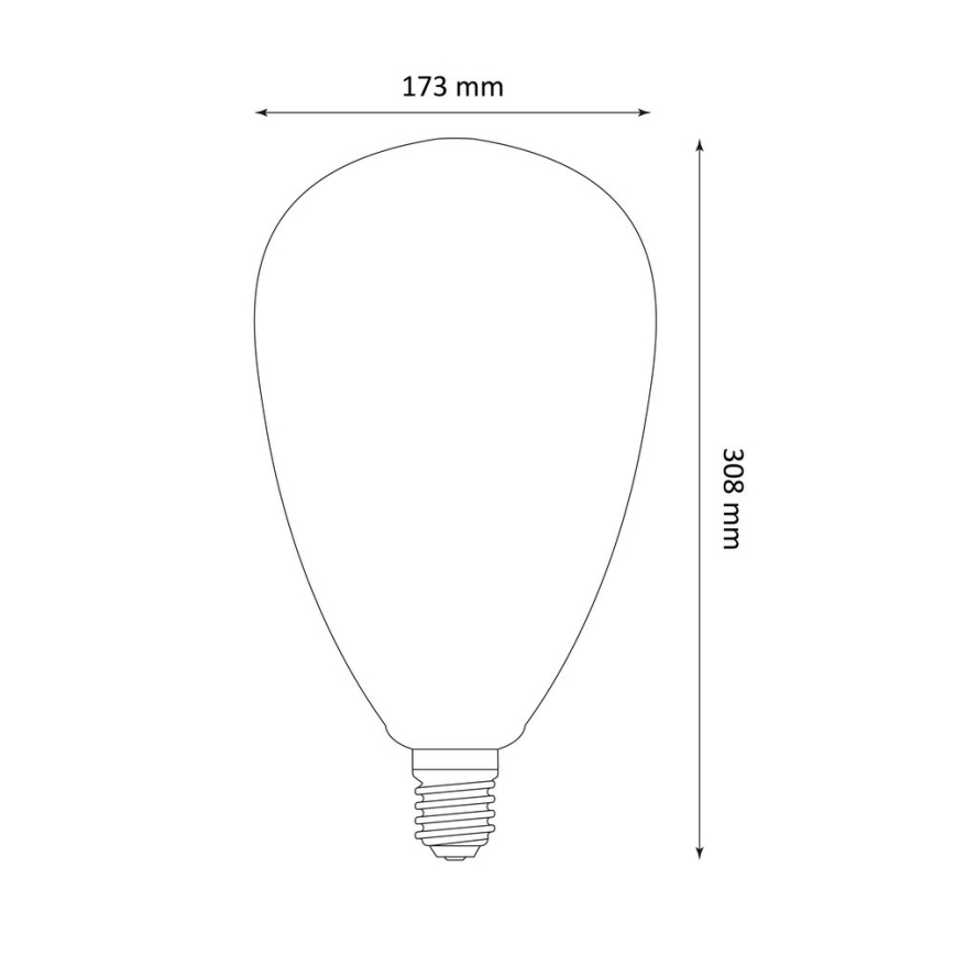 Bec LED DECO VINTAGE S173 E27/4W/230V 1800K