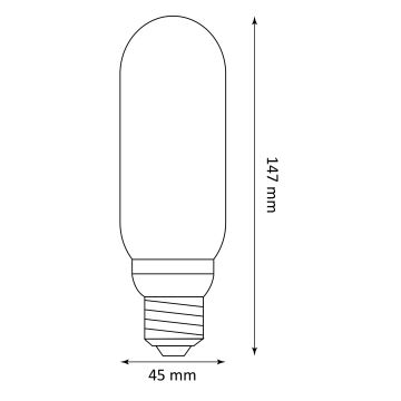 Bec LED DECO VINTAGE T45 E27/4W/230V 1800K