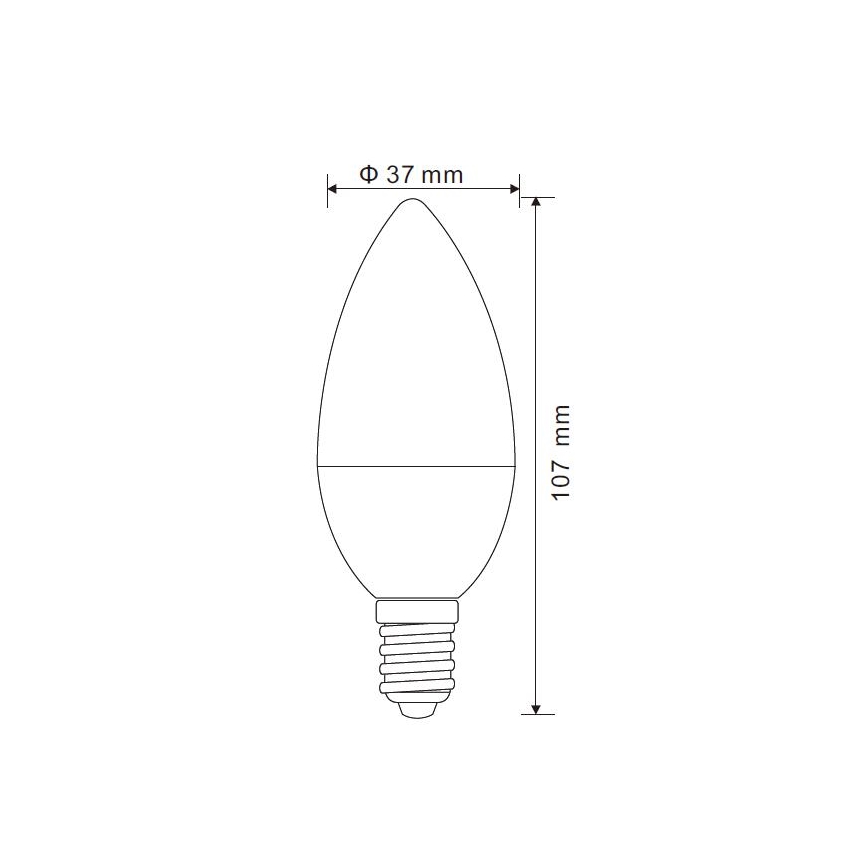 Bec LED dimabil Globo E14/5W/230V 3000K