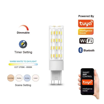 Bec LED dimabil NEO LITE G9/4W/230V 2700-6500K Wi-Fi Tuya Immax NEO 07763L