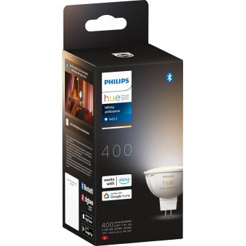 Bec LED dimabil Philips Hue White Ambiance GU5,3/MR16/5,1W/12V 2200-6500K