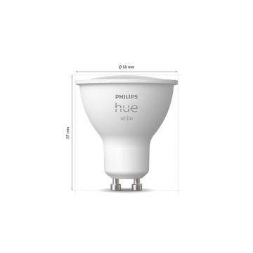 Bec LED dimabil Philips Hue WHITE GU10/4,2W/230V 2700K