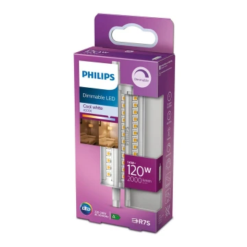 Bec LED dimabil Philips R7s/14W/230V 4000K 118 mm