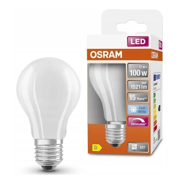 Bec LED dimabil RETROFIT A60 E27/11W/230V 4000K Osram