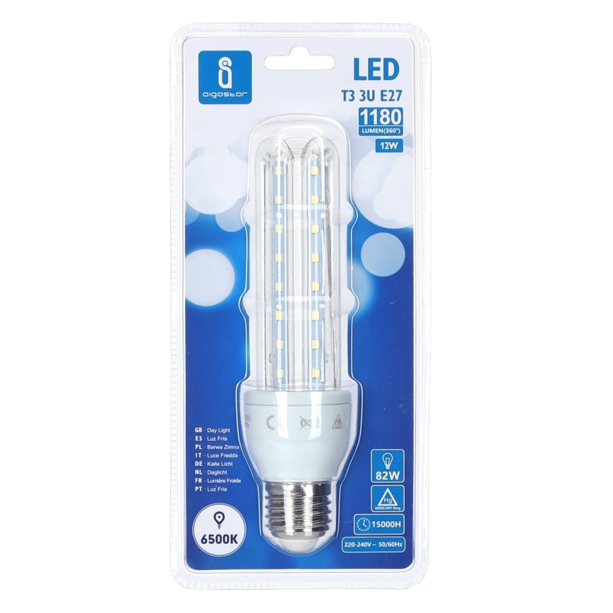 Bec LED E27/12W/230V 6500K Aigostar