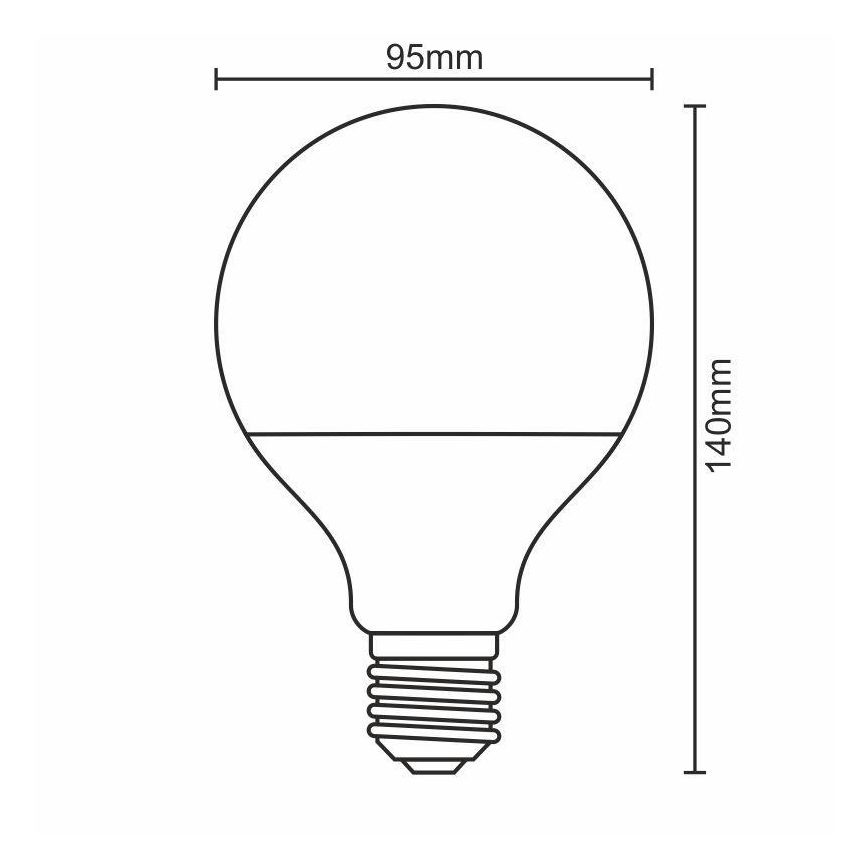 Bec LED E27/18W/165-265V 3000K