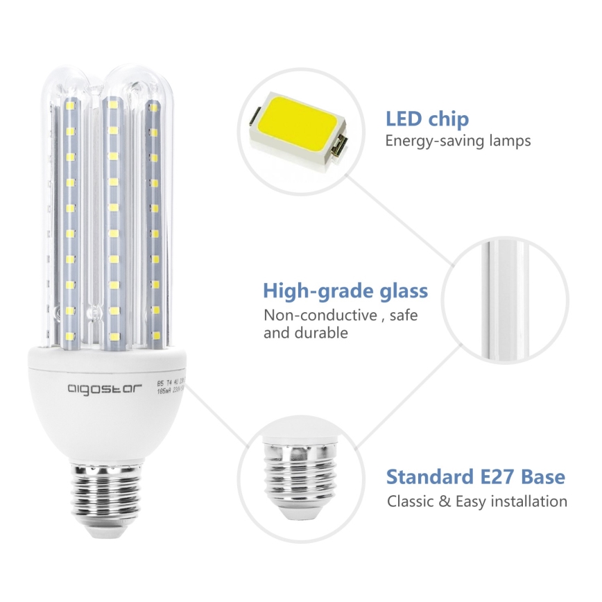 Bec LED E27/23W/230V 6500K Aigostar