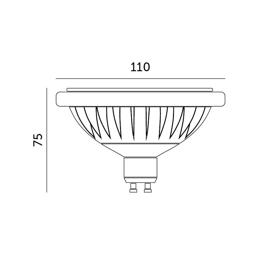 Bec LED ES111 GU10/15W/230V 4000K