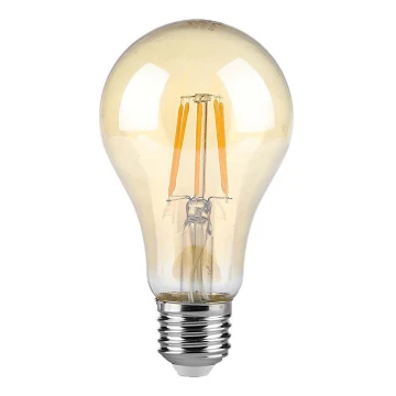 Bec LED FILAMENT AMBER A67 E27/10W/230V 2200K