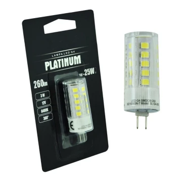 Bec LED G4/3W/12V 6500K