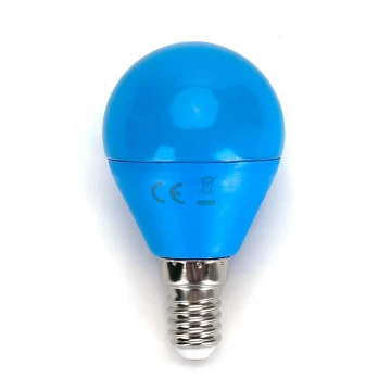 Bec LED G45 E14/4W/230V albastru Aigostar