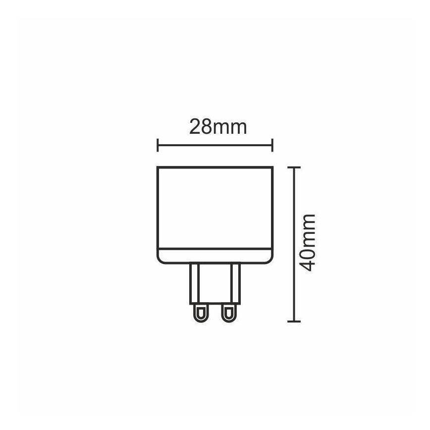 Bec LED G9/5W/230V 4000K