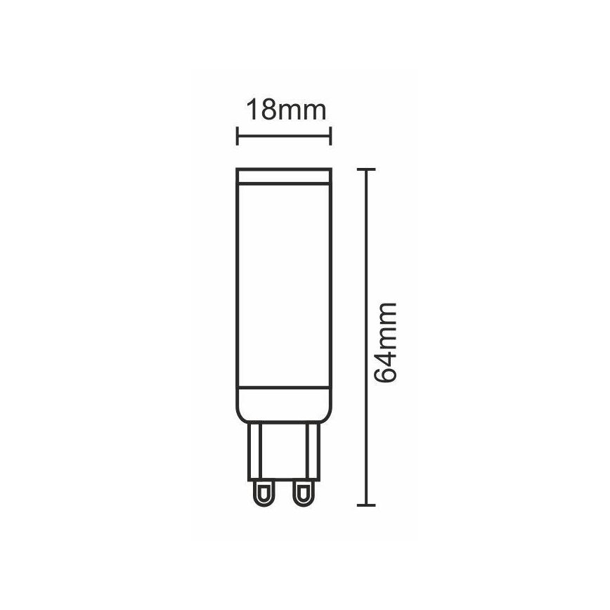 Bec LED G9/7W/230V 6000K