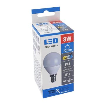 Bec LED P45 E14/8W/230V 6500K