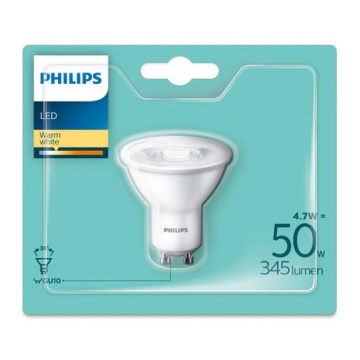 Bec LED Philips GU10/4,7W/230V 2700K