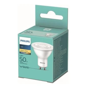 Bec LED Philips GU10/4,7W/230V 2700K