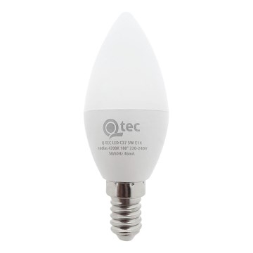 Bec LED Qtec C35 E14/5W/230V 4200K