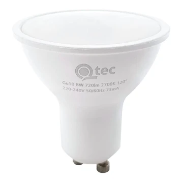 Bec LED Qtec GU10/8W/230V 2700K