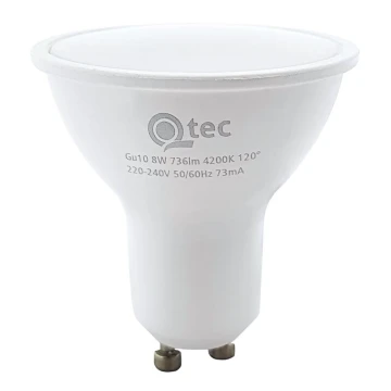 Bec LED Qtec GU10/8W/230V 4200K