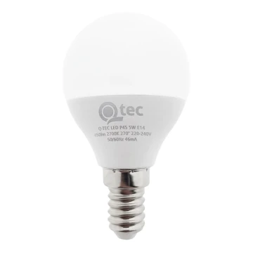 Bec LED Qtec P45 E14/5W/230V 2700K
