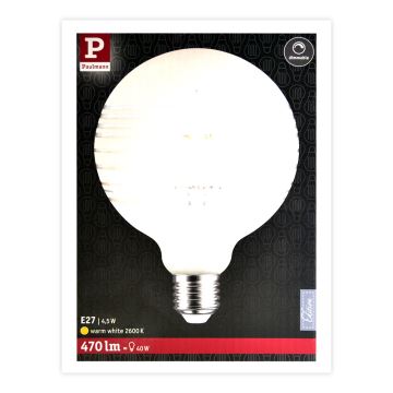 Bec LED reglabil CLASSIC G125 E27/4,5W/230V 2600K - Paulmann 28744