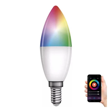 Bec LED RGB dimabil GoSmart E14/4,8W/230V 2700-6500K Wi-Fi Tuya