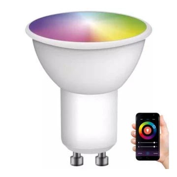 Bec LED RGB dimabil GoSmart MR16 GU10/4,8W/230V 2700-6500K Wi-Fi Tuya