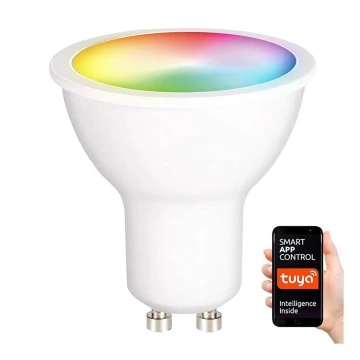 Bec LED RGB dimabil GU10/5W/230V 2700-6500K Wi-Fi Tuya