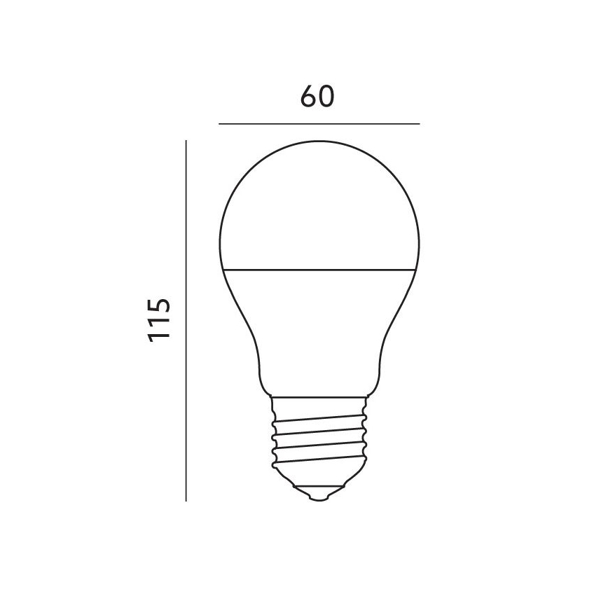 Bec LED RGB dimabil inteligent E27/9,5W/230V 2700-6500K Wi-Fi Tuya