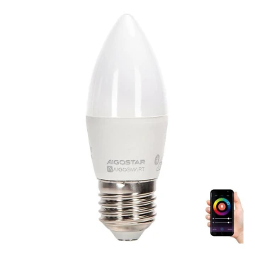 Bec LED RGBW Aigostar C37 E27/6,5W/230V 2700-6500K