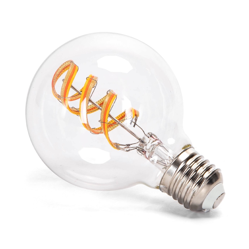 Bec LED RGBW Aigostar FILAMENT G80 E27/4,9W/230V 2700K